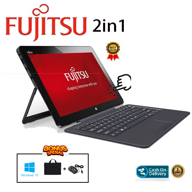 富士通 - 富士通Tab R727/i3/SSD128G/12.5/Win10/Office Fujitsu ARROWS Tab R727 Intel Core i3 7100U 2.4GHZ 4GB M.2