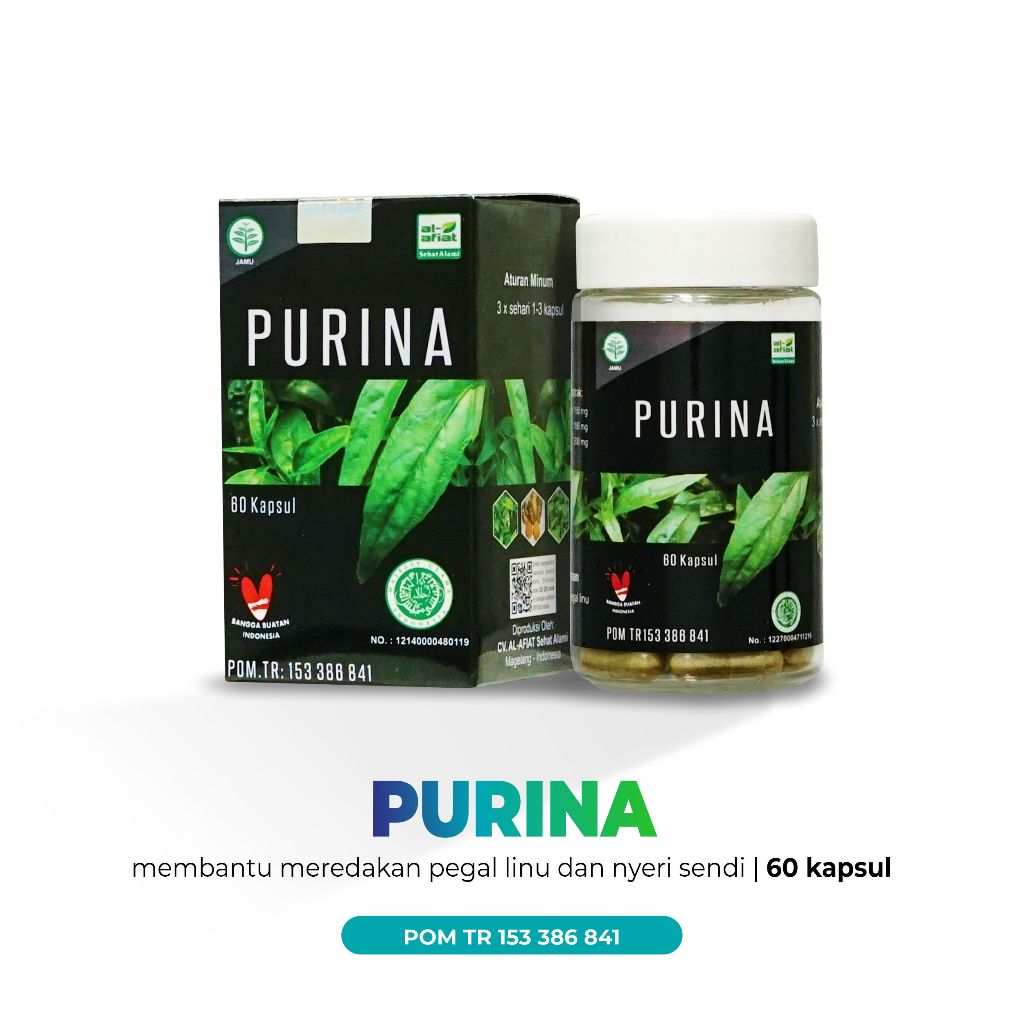 Purina - Obat Herbal Asam Urat dan Nyeri Sendi