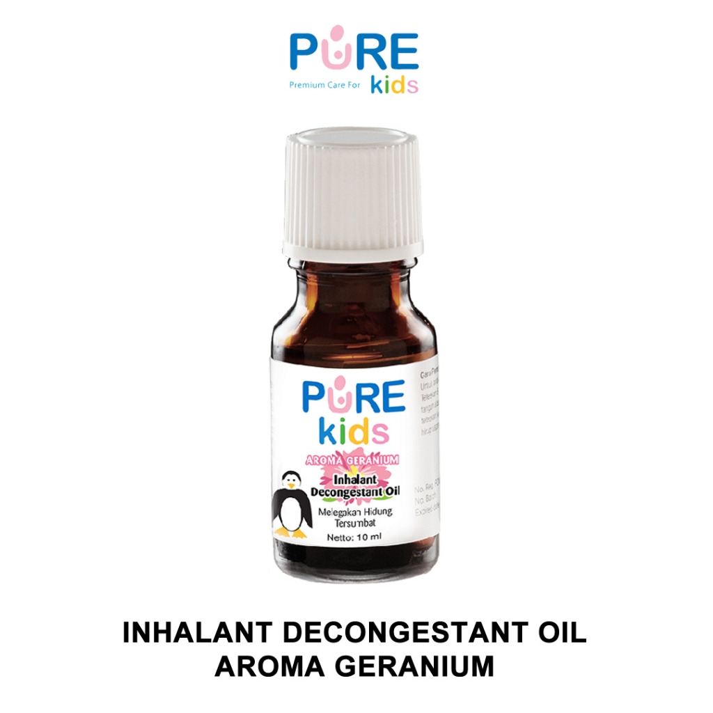 Jual Pure Kids Inhalant Decongestant Oil Geranium | Shopee Indonesia