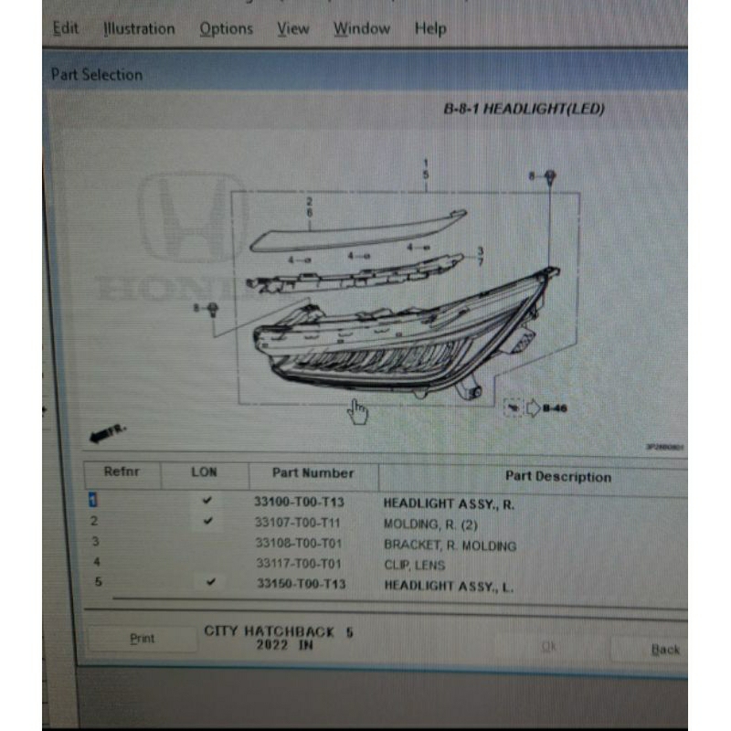 Jual Headlamp Lampu Depan Honda City Hatchback Ori Shopee Indonesia