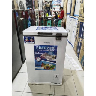 Jual CHANGHONG FCF 136 DW CHEST FREEZER BOX 100 L LEMARI PEMBEKU 100 LITER CHANGHONG KULKAS DAGING Changhong Chiller Changhong Chest Freezer changhong 100 Liter Shopee Indonesia