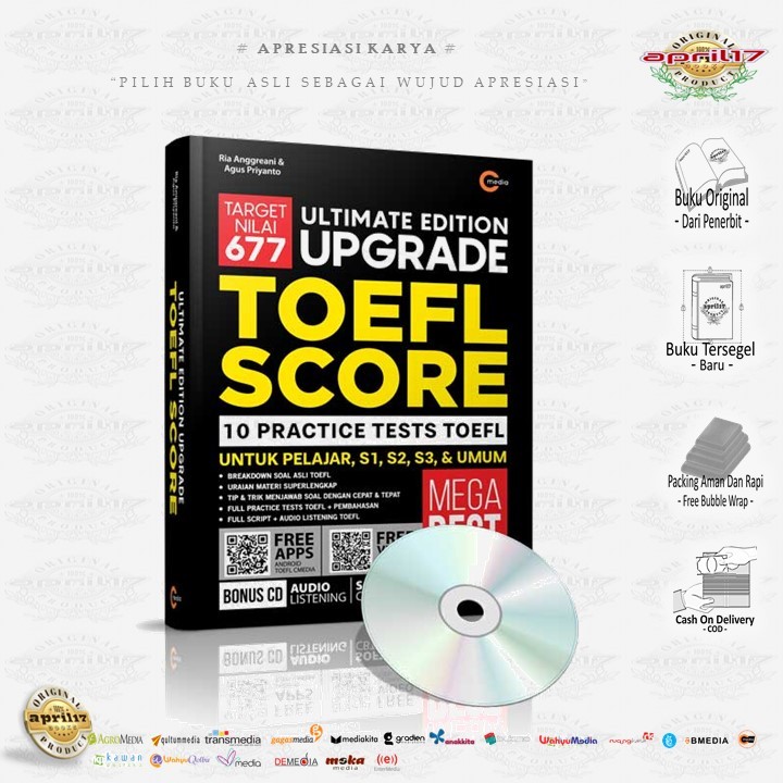 Jual BUKU ULTIMATE EDITION UPGRADE TOEFL SCORE (PLUS CD) - Penulis: Ria ...