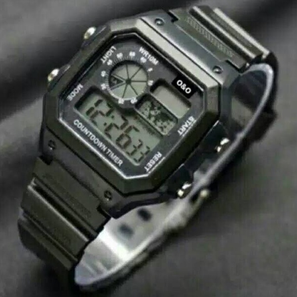 Jual (Terima Cod)JAM TANGAN PRIA Q&Q Digital Sergi RUBBER(Dikirim Dari ...