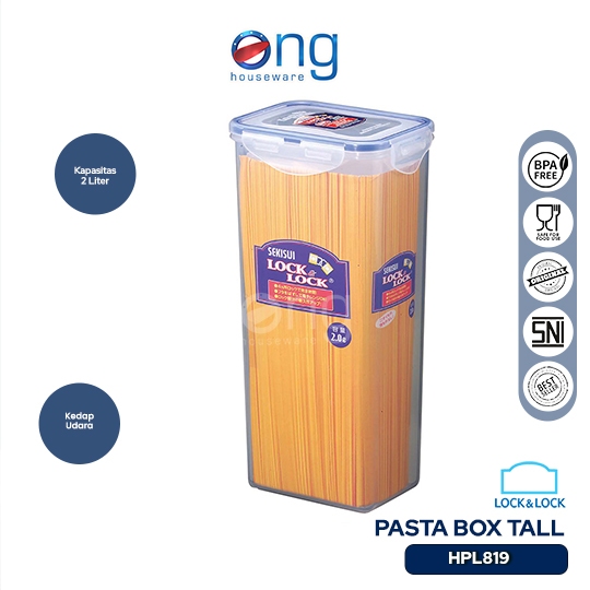 Jual Locknlock Kotak Tempat Makanan Square Pasta Box Tall Food ...