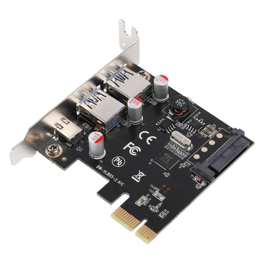Jual PCIE USB Type C USB 3.0 PCI Express USB Card | Shopee Indonesia