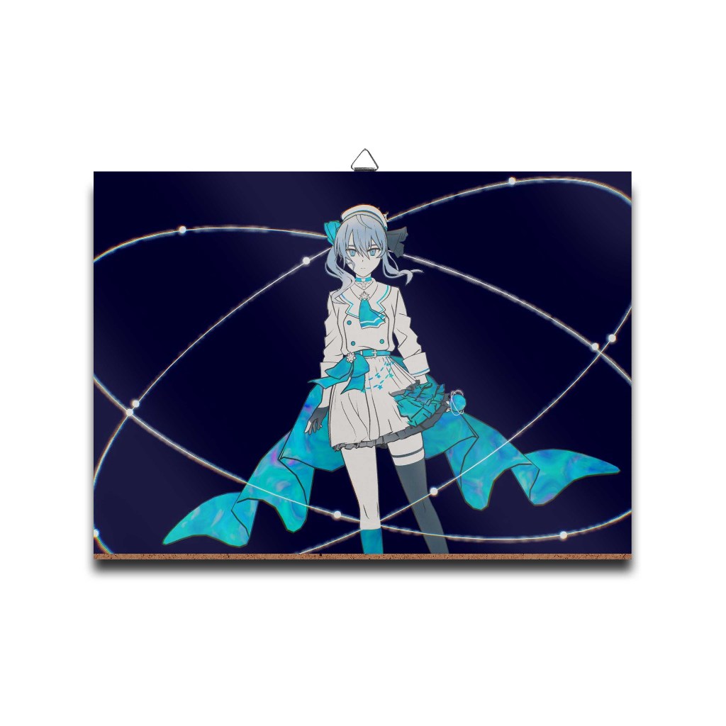 Jual Poster dinding kayu anime vtuber HOSHIMACHI SUISEI GHOST - HOLO JP ...