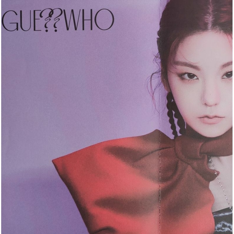 Jual Folded Poster Itzy Guess Who Yeji Shopee Indonesia 1657