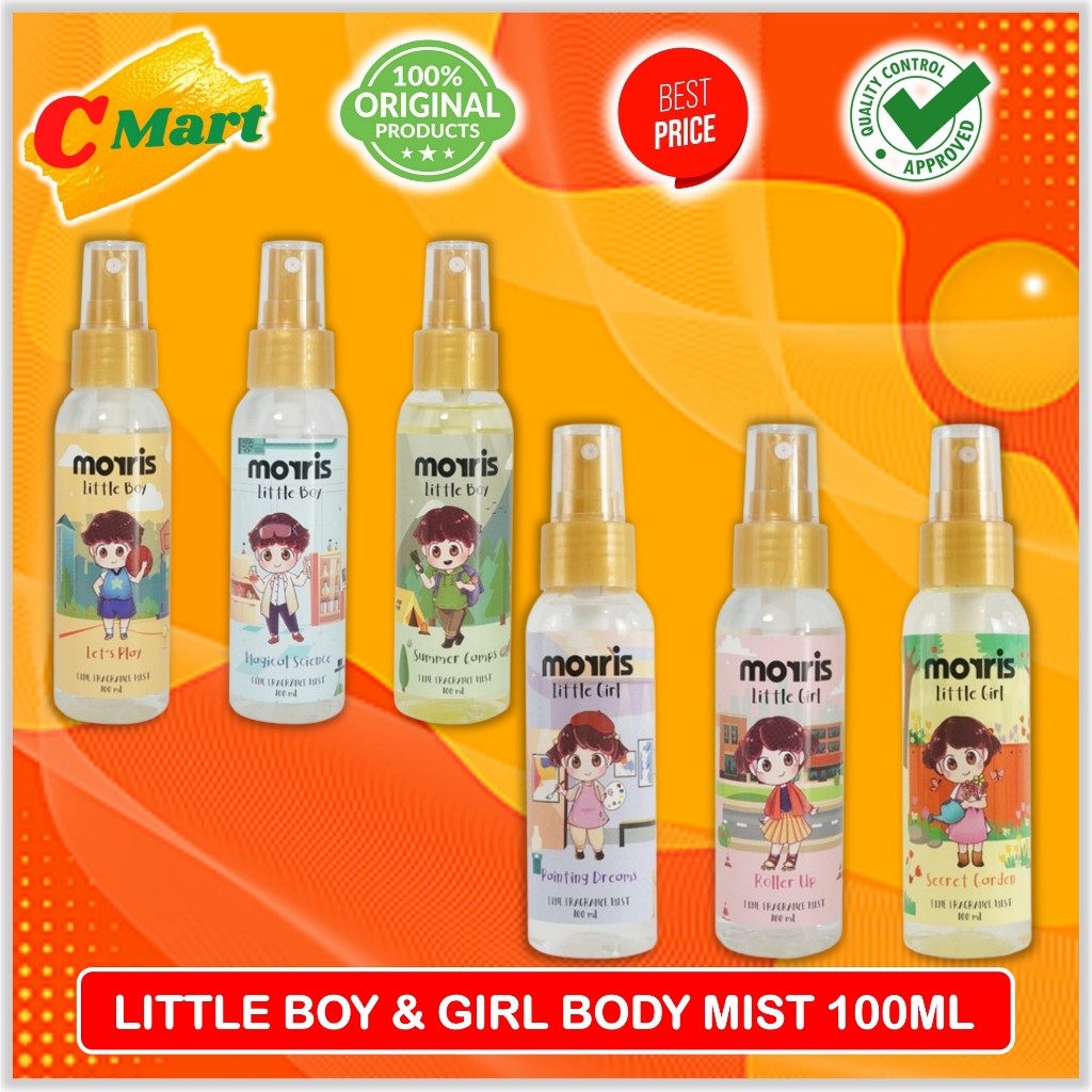 Jual Morris LITTLE GIRL Body Mist Spray / Moris Body Mist LITTLE BOY