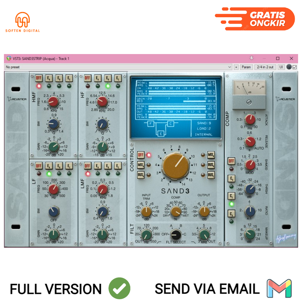 Jual Acustica Audio - SAND 3 VST Plugin high-end British consoles that ...
