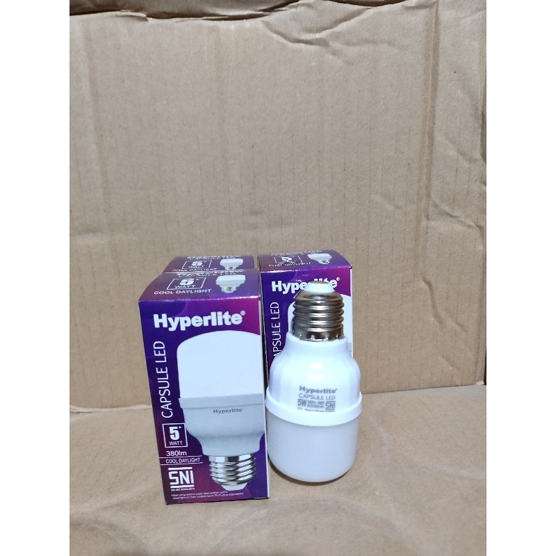 Jual HYPERLITE LED BOHLAM SNI KAPSUL CAPSULE 5W 6500K | Shopee Indonesia