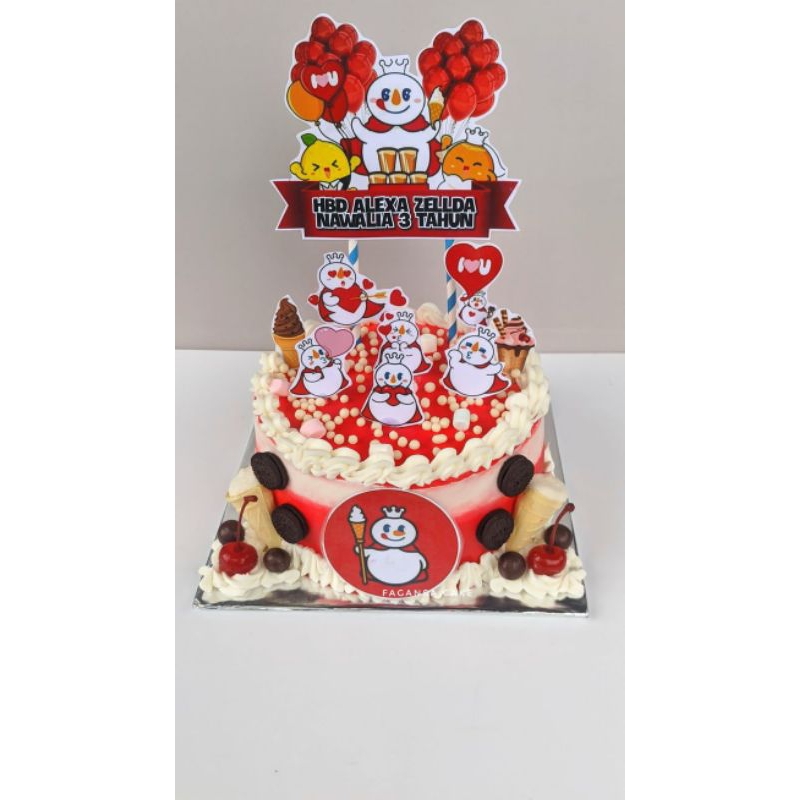 Jual TOPPER KARAKTER MIXUE/HIASAN KUE ULANG TAHUN/MURAH | Shopee Indonesia
