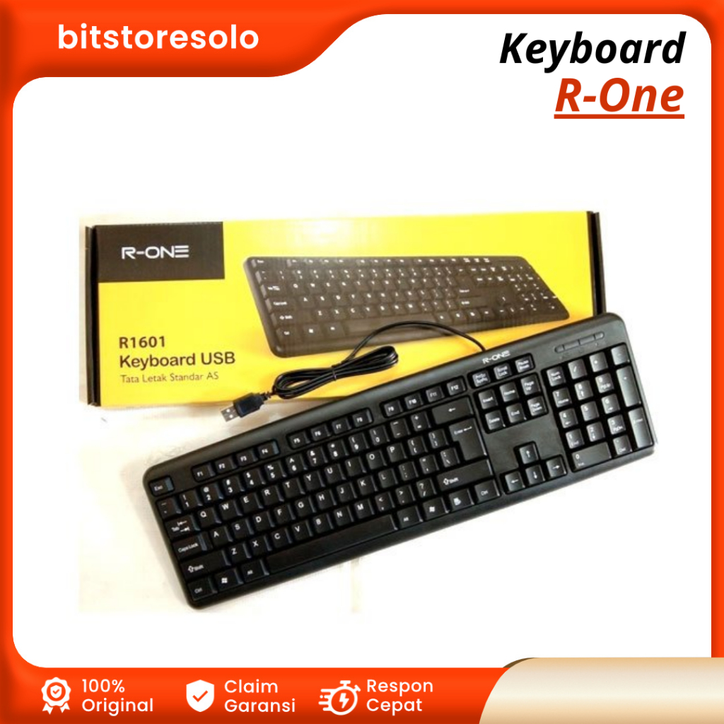 Jual Keyboard USB OFFICE R-ONE R1601 Standard | Shopee Indonesia