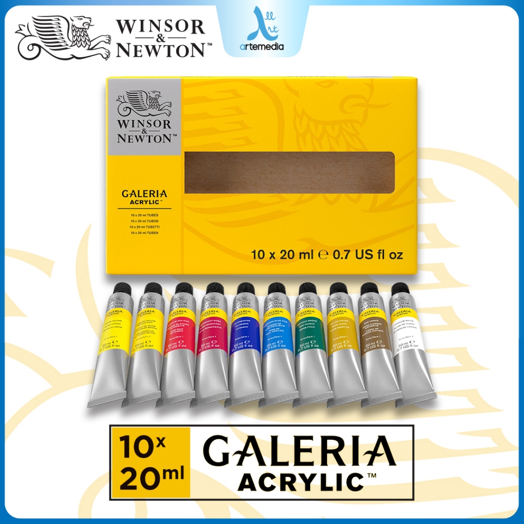 Winsor and Newton Galeria Acrylic Paint Colour Chart