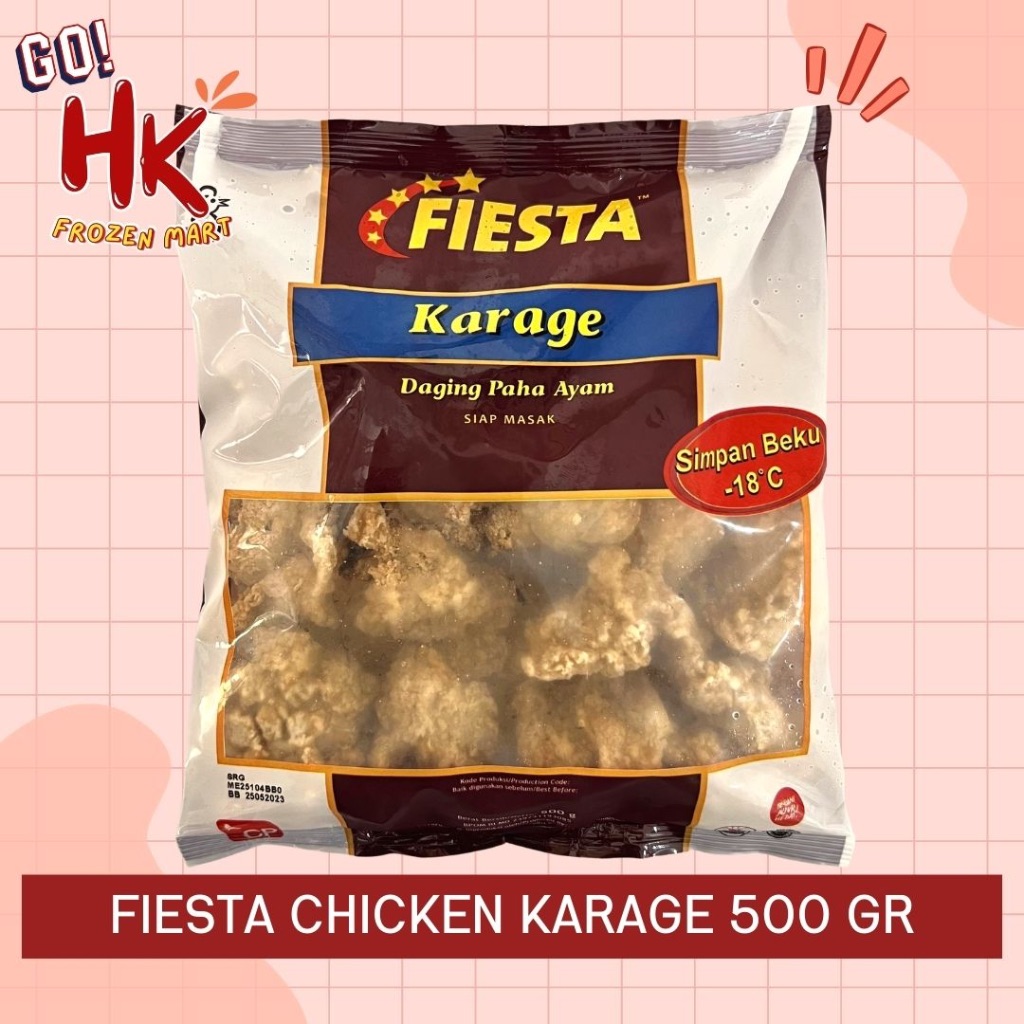 Jual Fiesta Chicken Karage 500gr | daging ayam tepung paha dada siap ...