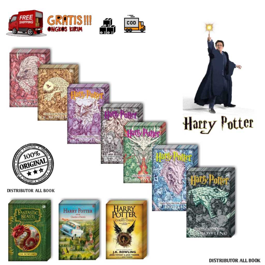 Jual Harry Potter Dan Batu Bertuah Harry Potter Dan Kamar Rahasia Harry ...