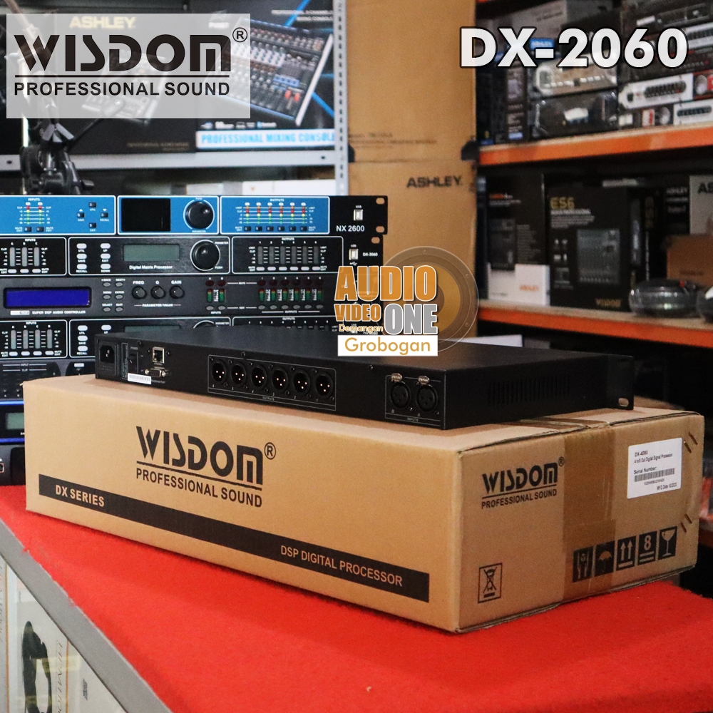 Jual DLMS Wisdom DX2060 2 In 6 Out Driverack Speaker Management ...