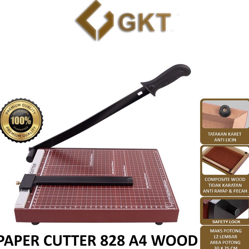 Jual Murah Paper Cutter B4 A4 A4 A5 Besi Kayu Alat Potong Mesin