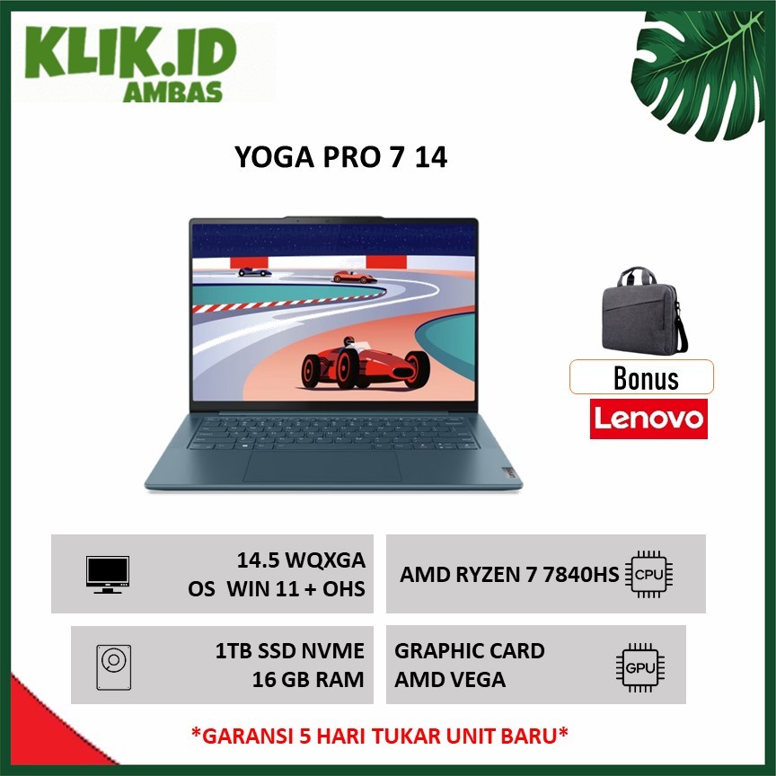 Jual Laptop Lenovo Yoga Pro Ryzen Hs Gb Tb W Ohs Wqxga Hz Shopee Indonesia