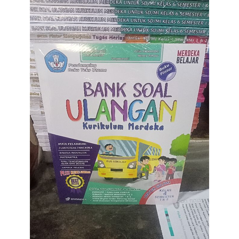 Jual Buku Bank Soal Ulangan Kurikulum Merdeka Terbaru Untuk Kelas 4 ...