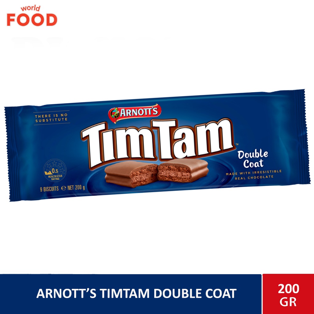 Jual ARNOTT'S TIM TAM DOUBLE COAT 200GR | Shopee Indonesia