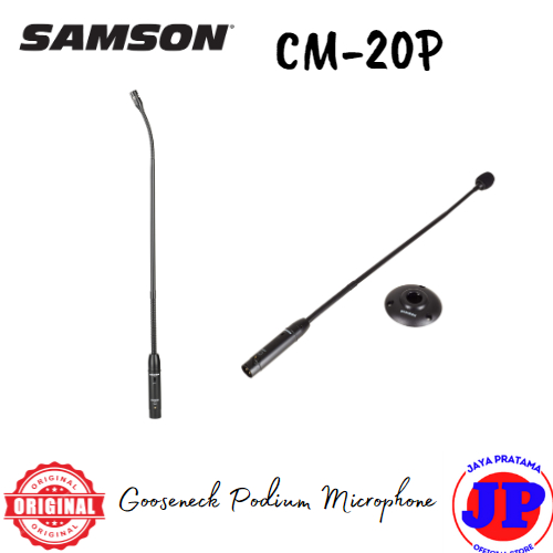 Jual Samson CM20P Gooseneck Podium Microphone Conference Original CM ...