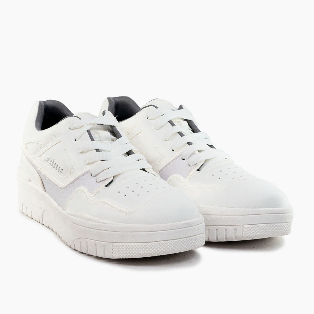 Jual Sepatu Sneakers Johnson - Orbit White | Shopee Indonesia