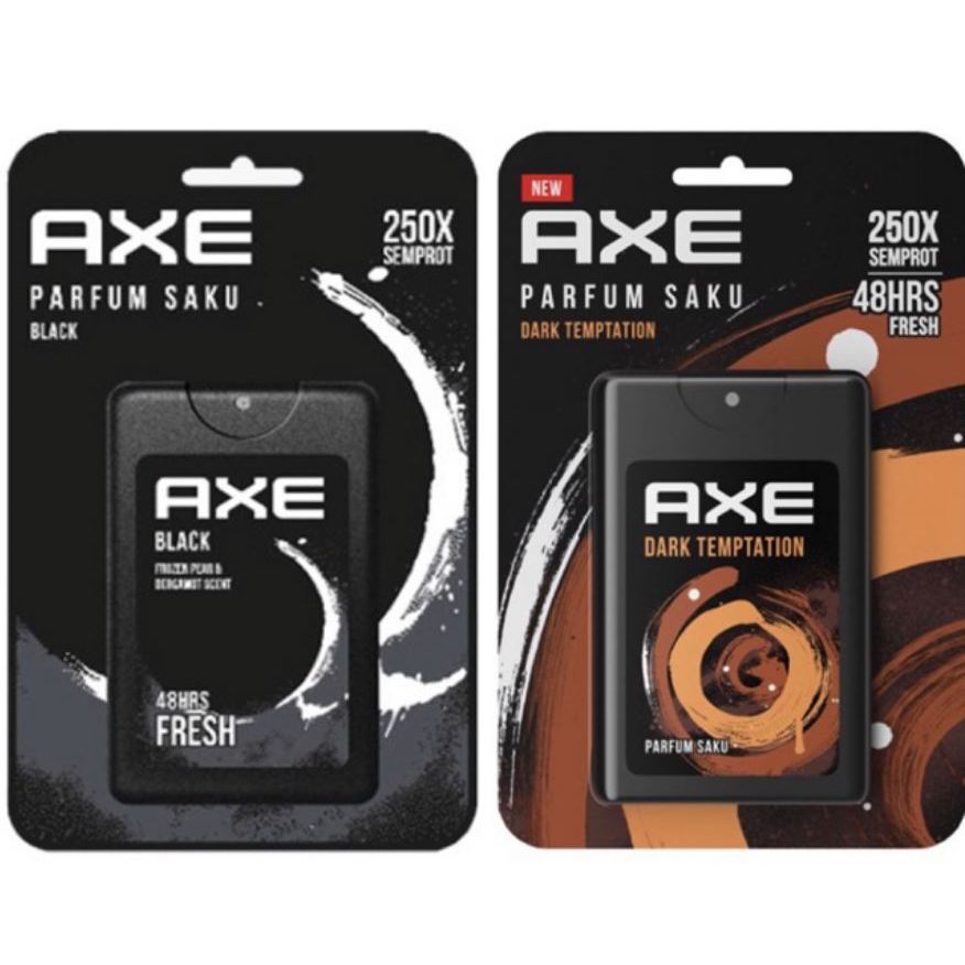 [17ML] Axe Parfume Saku Axe Pocket Perfume Dark Temptation Axe Black