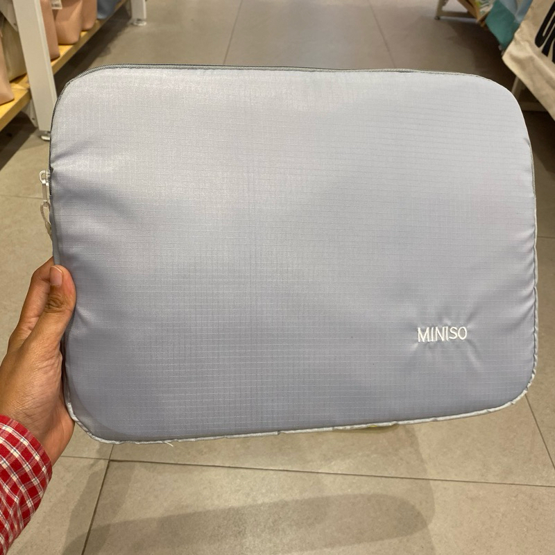 Jual PROMO Minimalist laptop sleeve bag sarung laptop miniso