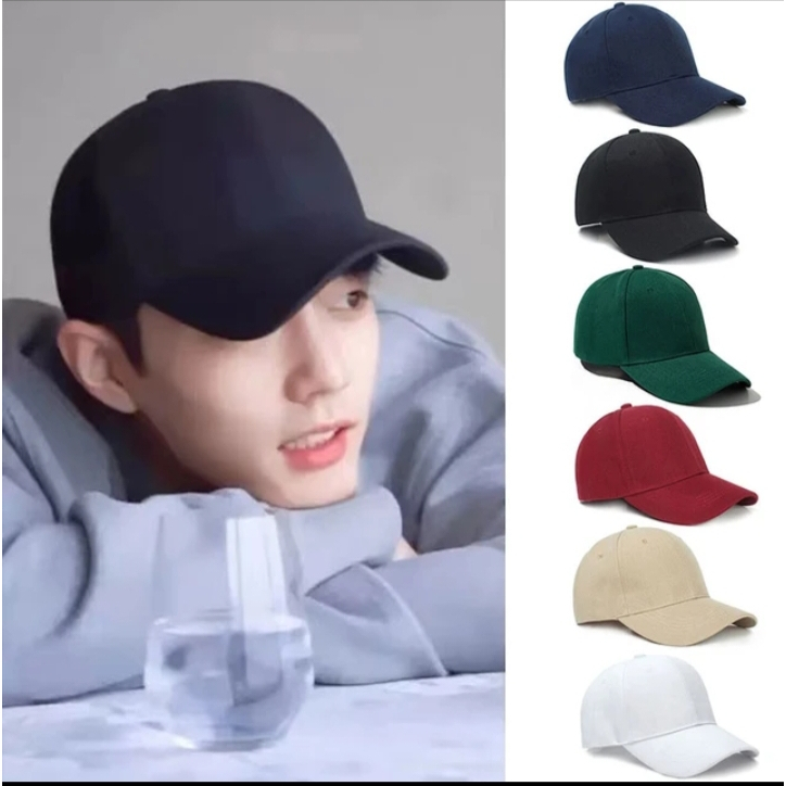 Jual VINTAGE Topi baseball polos hitam bahan raffel cakop besi PREMIUM ...