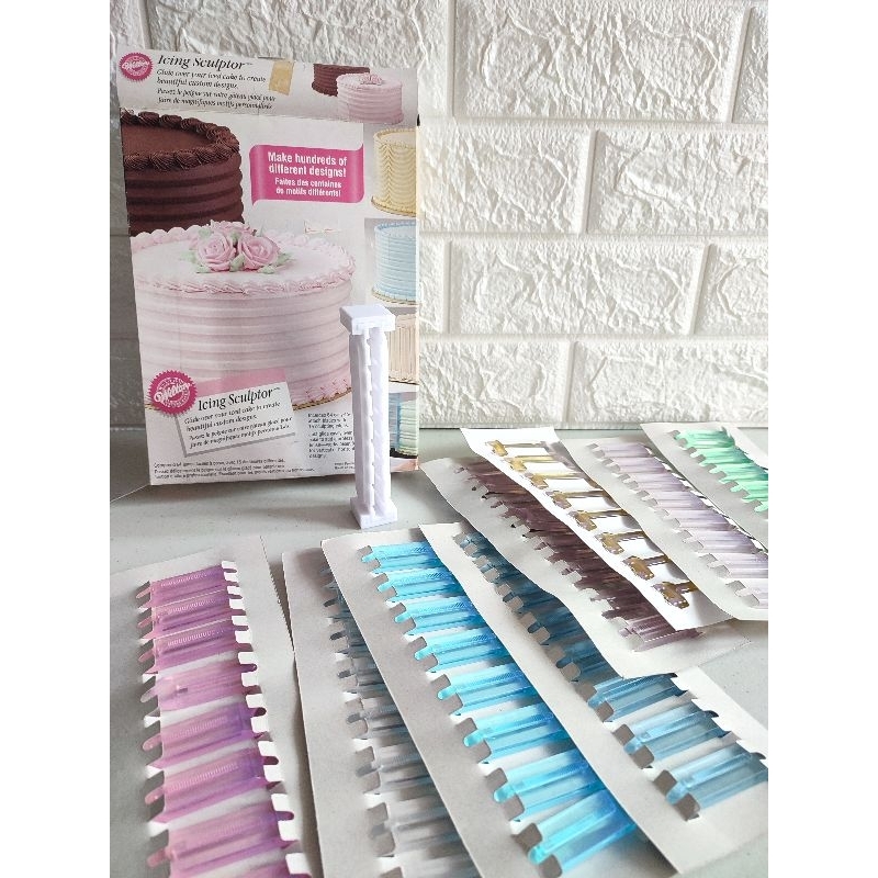 Jual Wilton Icing Sculpture Spatula Pengoles Pembuat Motif Buttercream di kue. Ratusan Kreasi