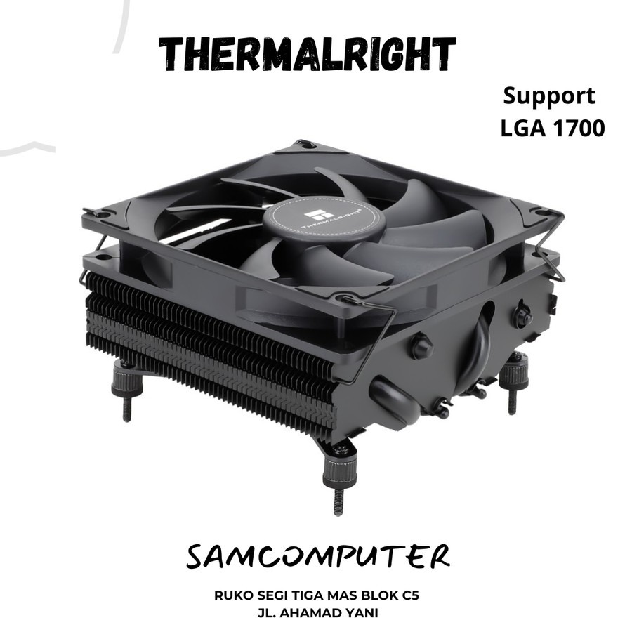 Jual THERMALRIGHT AXP90X47 BLACK Low Profile Mini ITX CPU Cooler