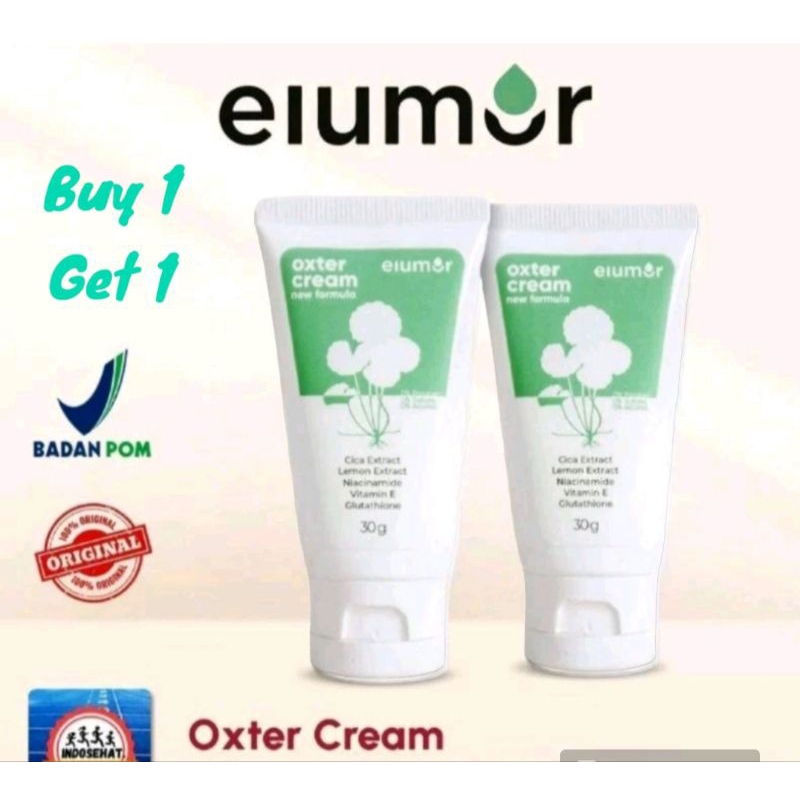 Jual Cod Ready Promo Buy Get Elumor Oxter New Formula Pencerah Ketiak Lipatan Leher