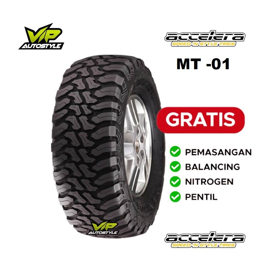 Jual Ban Rimba Ban Mobil tubles Merk ACCELERA MT-01 Ukuran 235 75 Ring ...