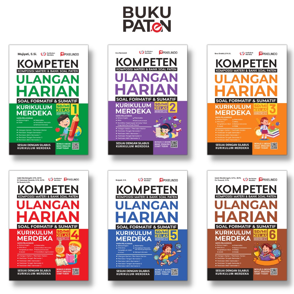 Jual VLLGA BUKU KOMPETEN ULANGAN HARIAN KURIKULUM MERDEKA LENGKAP KELAS ...