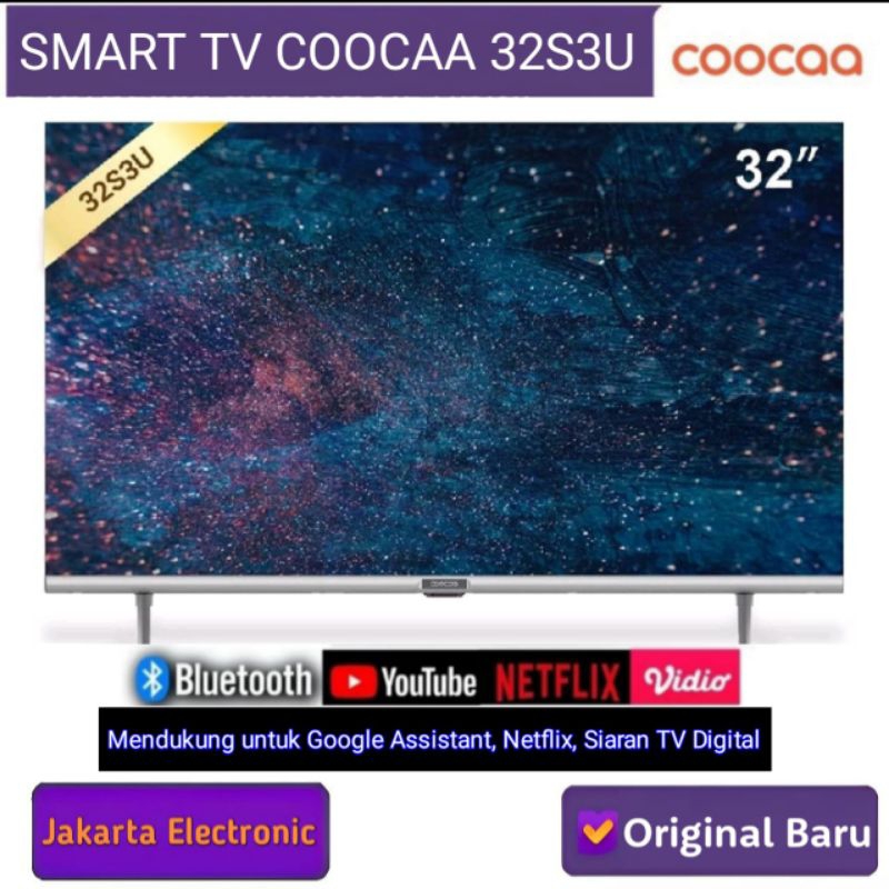 Jual Coocaa 32s3u 24s3u Smart Led Tv 24 Dan 32 Inch Hd Digital Dvb