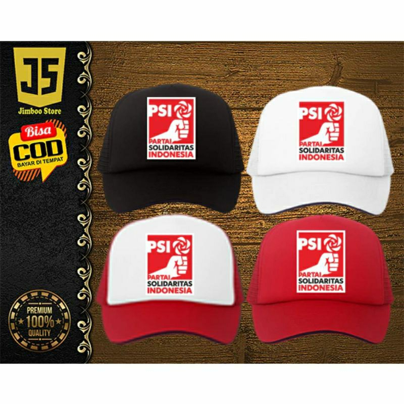 Jual TOPI PARTAI SOLIDARITAS INDONESIA-TOPI PSI-FREE NAMA DAERAH-ALL ...