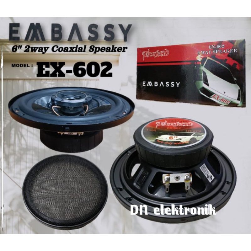 Speaker coaxial hot sale 6 inch