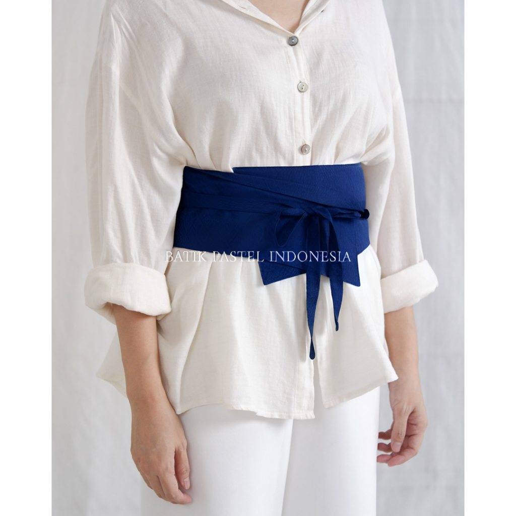 Jual Simple Obi Belt Tenun Polos Bahan Dobbi Tenun (pilih variasi ...