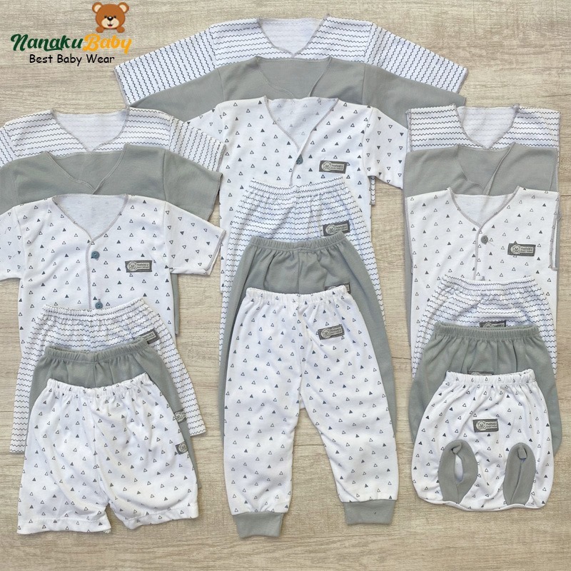 Jual Nanaku Baby - 18 PCS Baju Bayi Baru Lahir Celana Bayi Baru Lahir