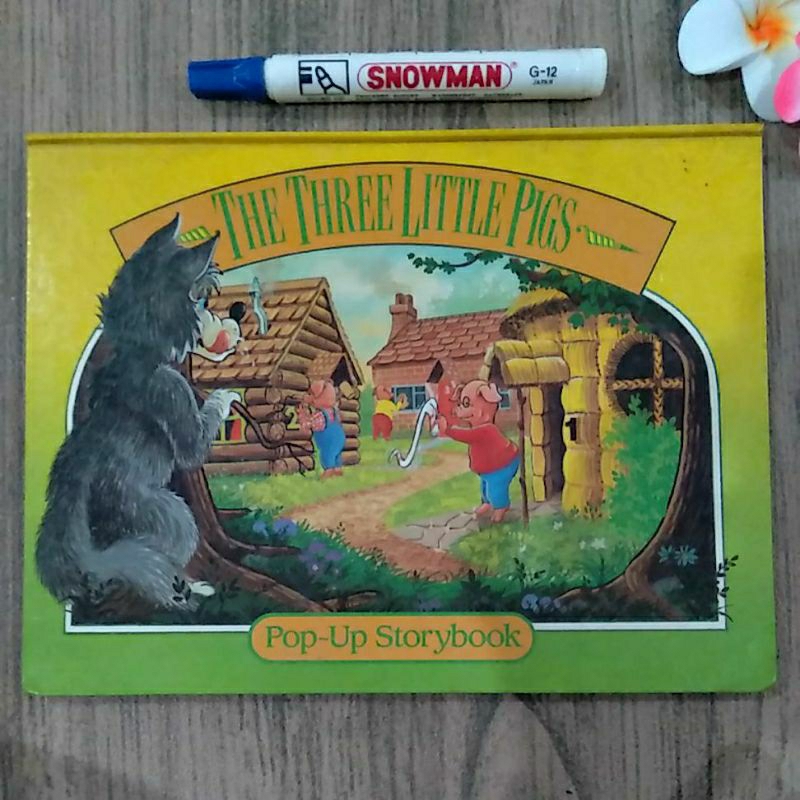Jual Pop Up The Three Little Pigs preloved | Shopee Indonesia