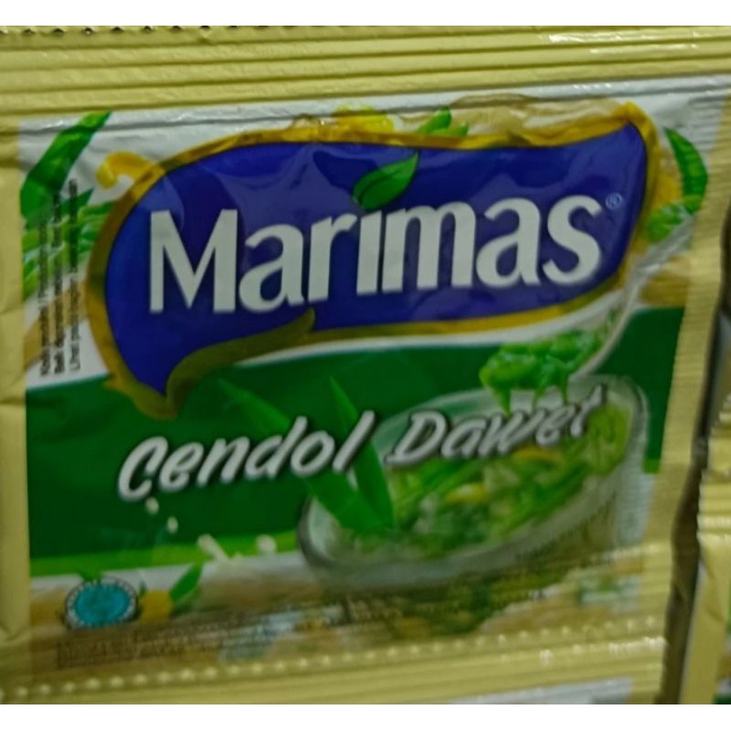 Jual marimas cendol dawet 1 renceng isi 10 bungkus | Shopee Indonesia
