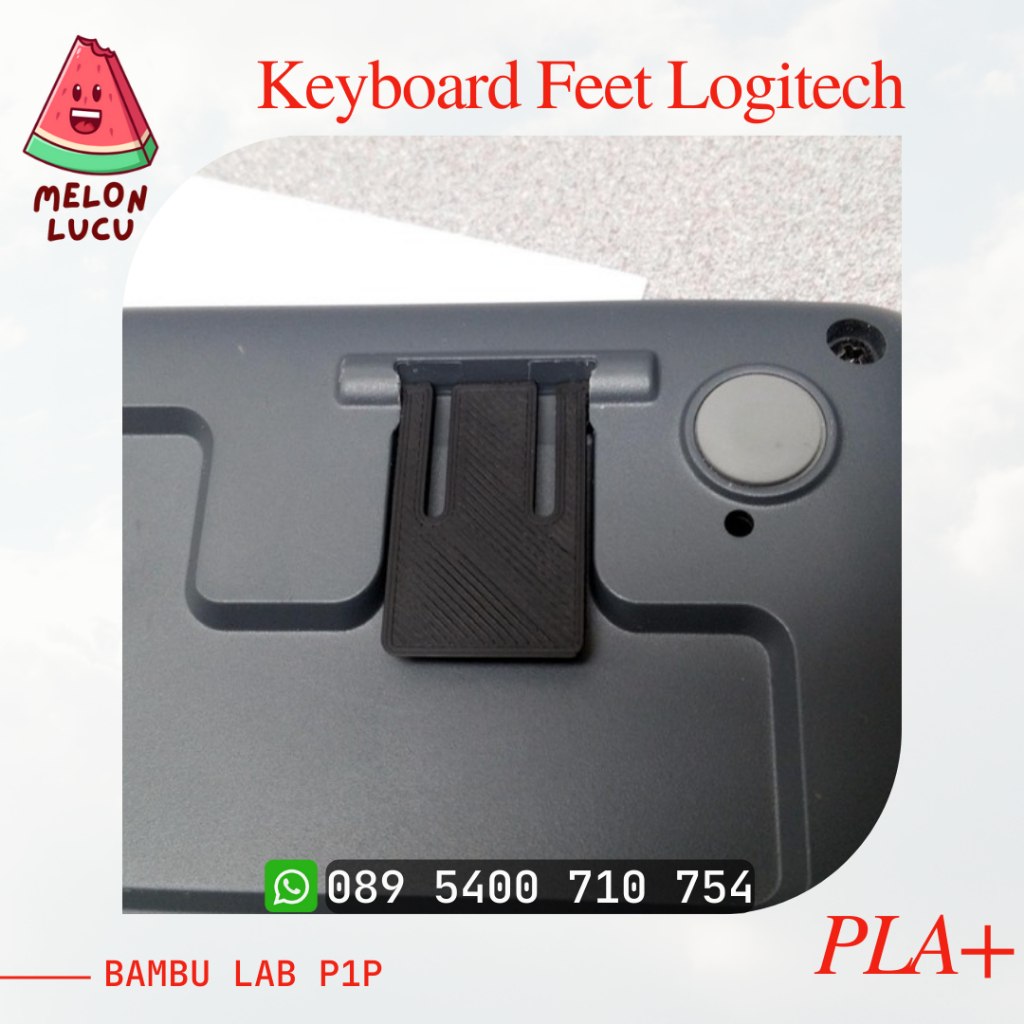 Jual Part Keyboard Feet Logitech Universal Kaki Keyboard K270 K275 K200 ...