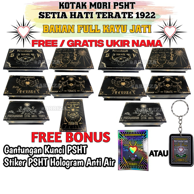 Jual Kotak Mori Psht Murah Bonus Stiker Gantungan Kunci Psht Banyak