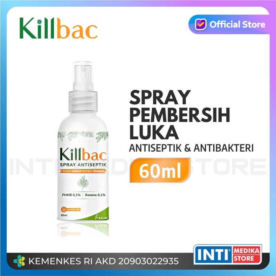 Jual Apotek Jaya Cairan Pencuci Luka Kilbac Killbac 350 ml / Spray dan ...
