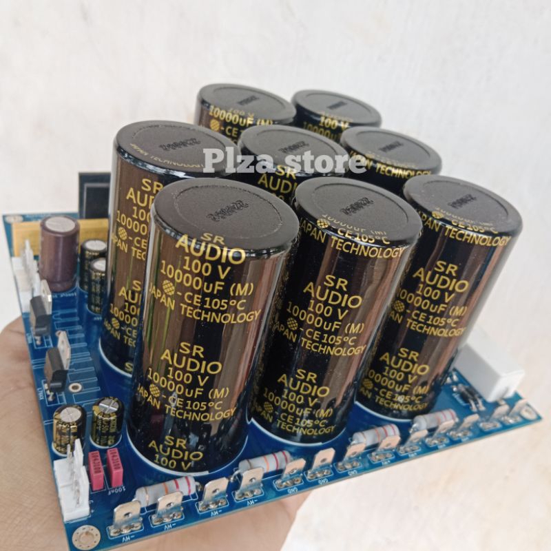 Jual Kit Psu class H double CT isi 8 elco SR audio 100v 10000uF