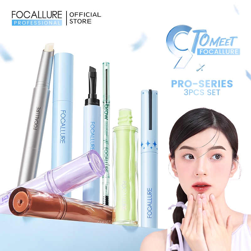 Jual FOCALLURE 3PCS Set Lip Tint Mascara Eyebrow Cream