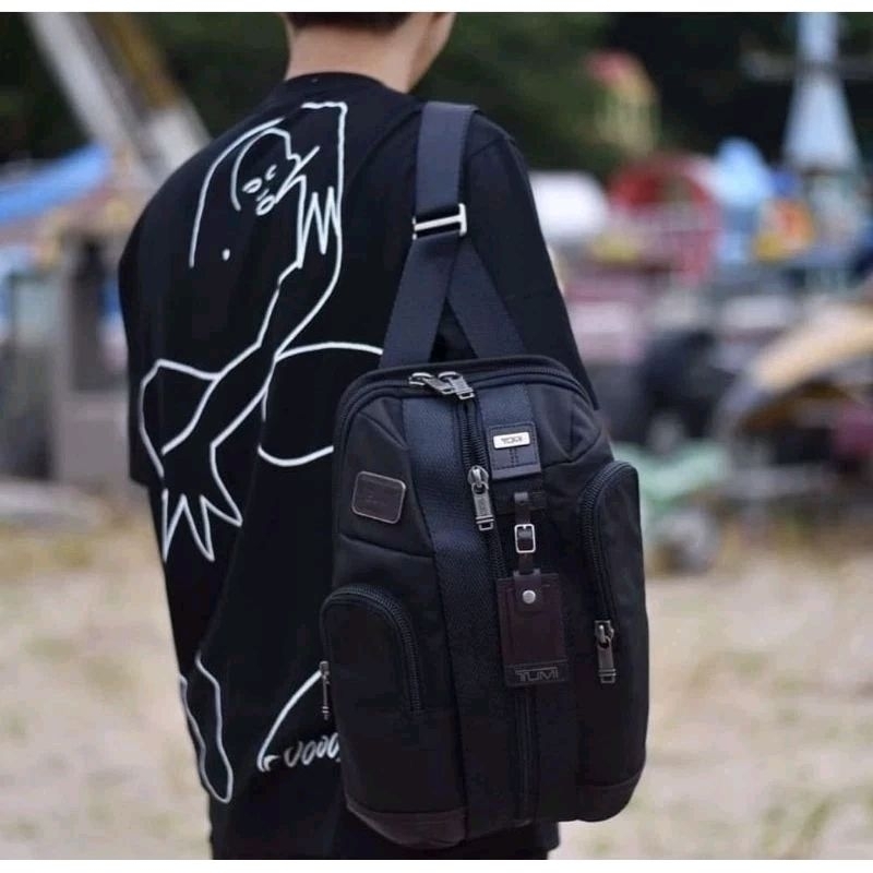 Jual Tas Sling Tumi Tas Selempang Tumi Pria 100% Asli Mirror Quality