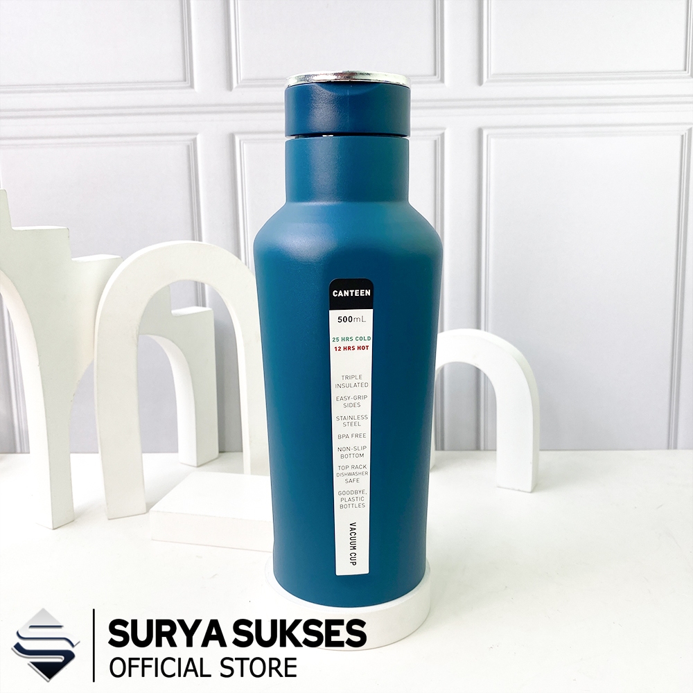 Jual Thermos Sultan Premium Sisi Datar Double Wall Insulated Ml Bukan Tumbler Corkcicle