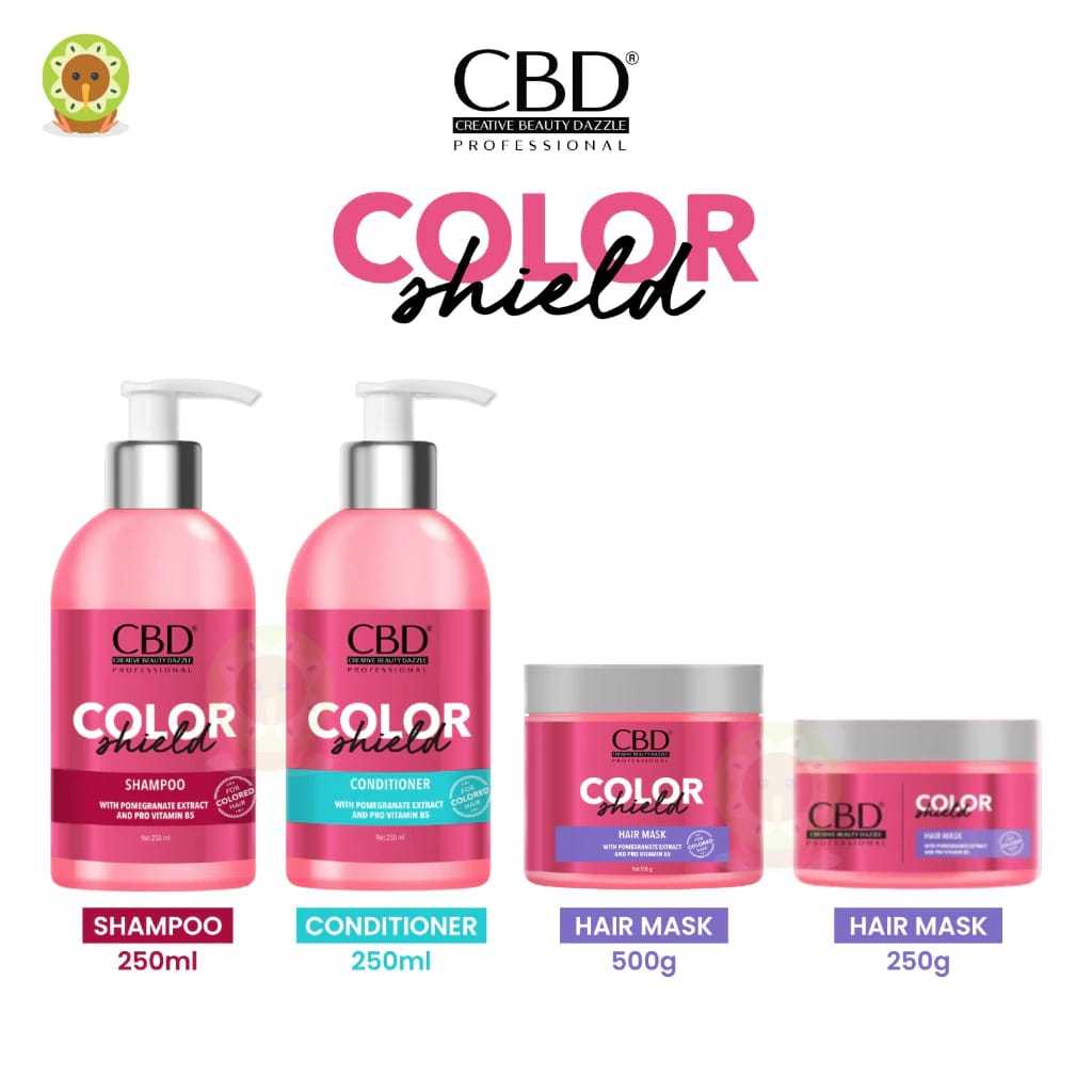 Jual Cbd Color Shield Shampoo 250ml Conditioner 250ml Hair Mask 500gr Perawatan Rambut 6832