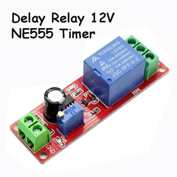 Jual Delay Timer Relay 12V Module With NE555 Timer Modul 1 Channel